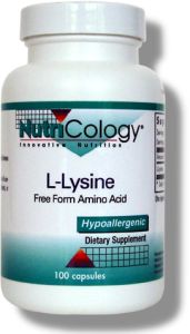 Nutricology L-Lysine, Vegicaps 100