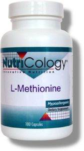 Nutricology L-Methionine, Vegicaps 100