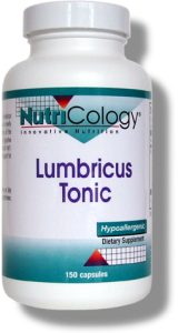 Nutricology Lumbricus Tonic, Vegicaps 150     TEMPORARILY UNAVAILABLE