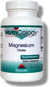 Nutricology Magnesium Citrate, Vegicaps 90