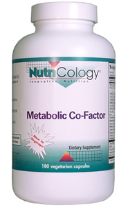 Nutricology Metabolic Co-Factor, Vegicaps 180