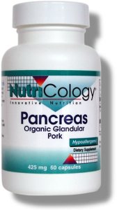 Nutricology Pancreas Pork, Vegicaps 60