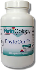 Nutricology Phytocort, Vegicaps 120