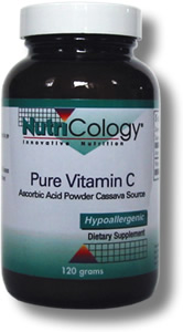 Nutricology Pure Vitamin C, Pwd Cassava Source 4.2