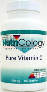 Nutricology Pure Vitamin C, Vegicaps 100
