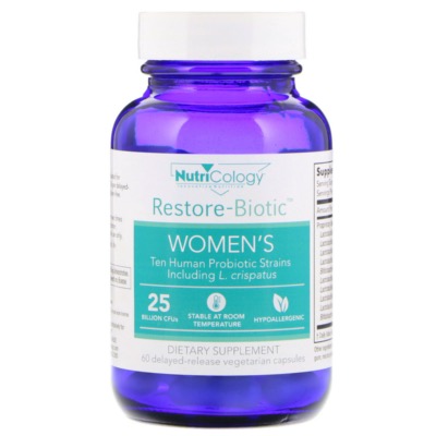 Nutricology Restore-Biotic Women's 60 Vegicaps     TEMPORARILY UNAVAILABLE