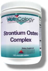 Nutricology Strontium Osteo Chewable 180