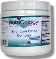 Nutricology Strontium Osteo Complex, Pwd 11.1      TEMPORARILY UNAVAILABLE