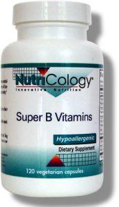 Nutricology Super B Vitamins, Vegicaps 120