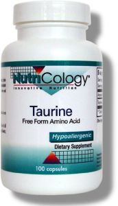 Nutricology Taurine, 1000 Mg, 250 Vegicaps 250