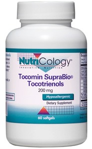 Nutricology Tocomin SupraBio Tocotrienols 200 mg 60 Softgels