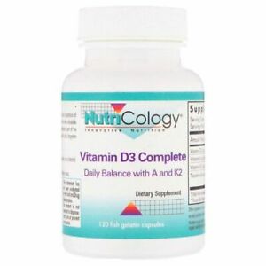 Nutricology Vitamin D3 Complete 120 Vegicaps
