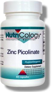 Nutricology Zinc Picolinate, Vegicaps 60