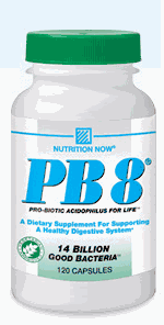 Nutrition Now Pb8 Pro-Biotic Acidophlus 120 Cap