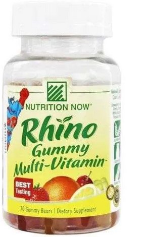 Nutrition Now Rhino Gummy Bear Vites 70 Chew-UNAVAILABLE