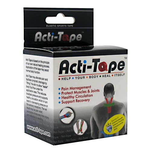 NutriWorks - Acti-Tape, Black Size: 1 Roll - (2in x 16.4ft)