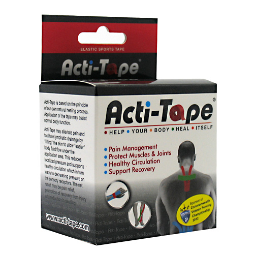 NutriWorks - Acti-Tape Red  Size:  1 Roll - (2in x 16.4ft) 