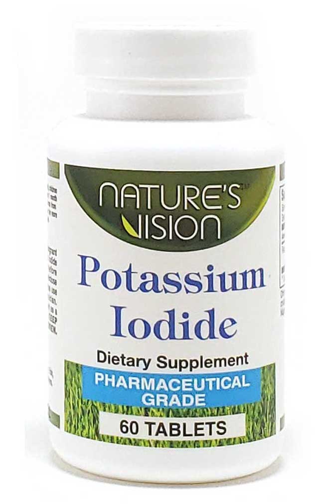Nature's Vision Potassium Iodide 65 mg. 60 Tablets