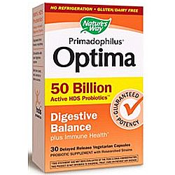 Natures Way - Primadophilus® Optima Digestive Balance 50 Billion 30 Veg Cp