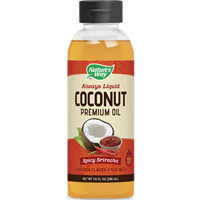 Natures Way - Liquid Coconut Oil Spicy Sriracha - 10 fl oz     TEMPORARILY UNAVAILABLE