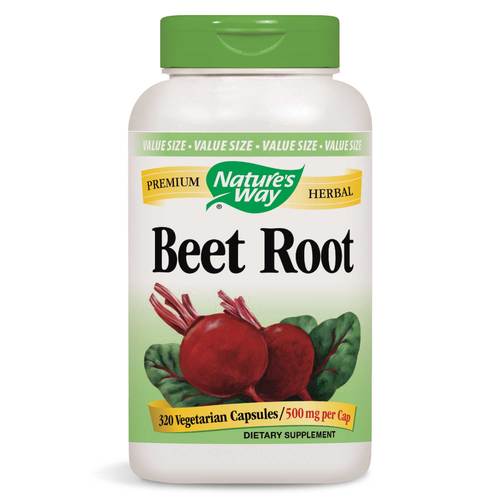 Nature's Way Beet Root  320 Vegetarian Capsules