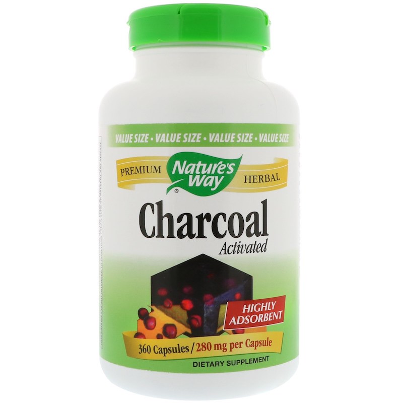 Nature's Way Charcoal Activated 360 Capsules