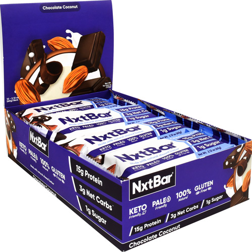 NXT - NxtBar Chocolate Coconut 12 Bars-OUT OF STOCK