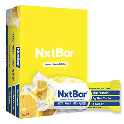 NXT - NxtBar Lemon Pound Cake 12 Bar-OUT OF STOCK