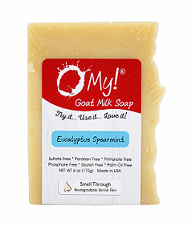 O My! - Goat Milk Bar Soap Eucalyptus Spearmint  6 oz