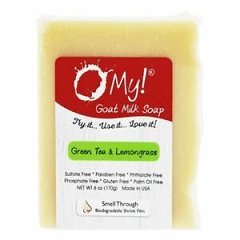 O My! - Goat Milk Bar Soap Green Tea Lemongrass  6 oz