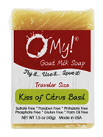 O My! - Goat Milk Bar Soap Kiss of Citrus Basil 6 oz