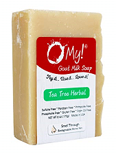 O My! - Goat Milk Bar Soap Tea Tree Herbal 6 oz