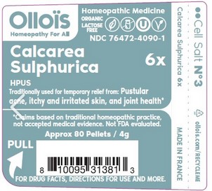 Ollois Calcarea Sulphurica 6X Cell Salt #3 80 ct