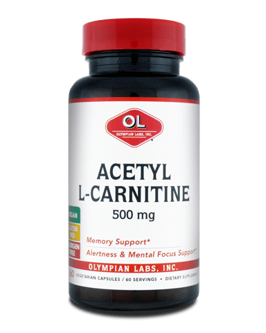 Olympian Labs Acetyl L Carnitine 500 mg 60 capvegi