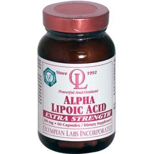 Olympian Labs Alpha Lipoic Acid 200mg 60 caps
