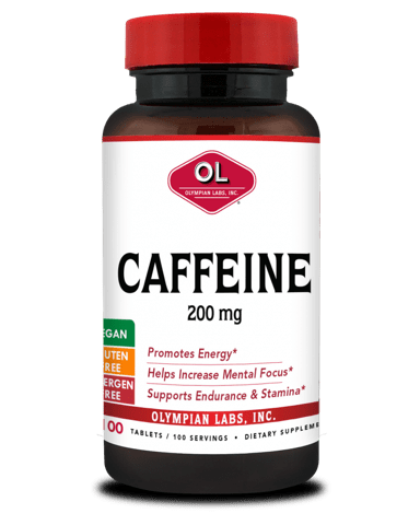 Olympian Labs Caffeine 200 mg 100 tablet