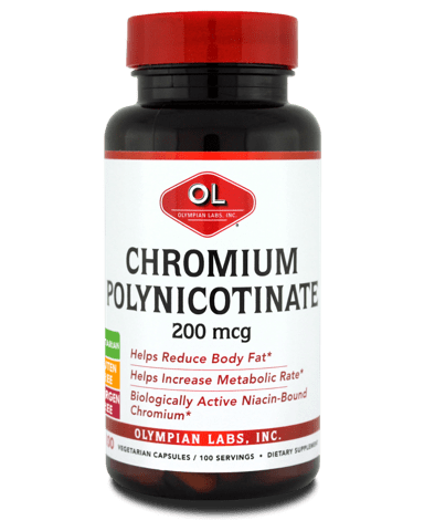 Olympian Labs Chromium Polynicotinate 200mg 100 capvegi