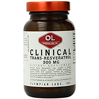 Olympian Labs Clinical Resveratrol Extra Strength 500mg 30 capsule