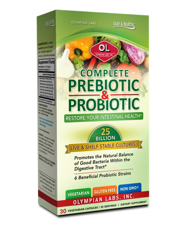 Olympian Labs Complete PreBiotic & ProBiotic 30 capvegi