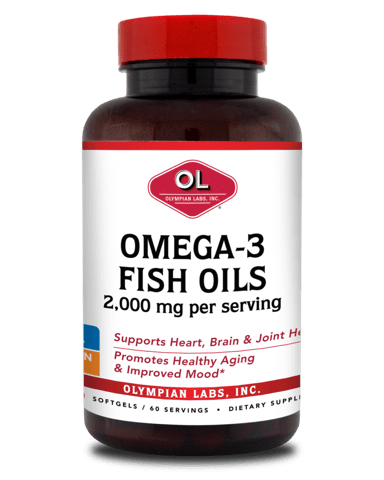 Olympian Labs Omega 3 Fish Oils 2 gm 120 softgel