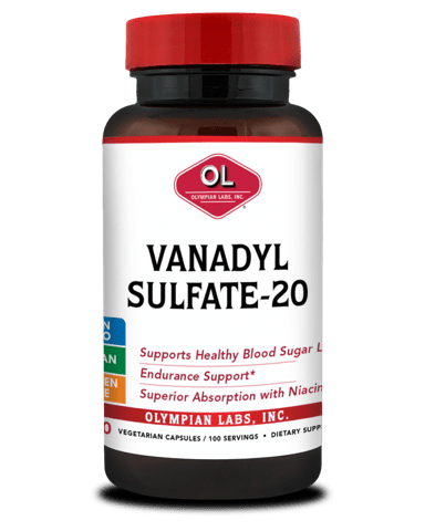 Olympian Labs Vanadyl Sulfate 20 mg 100 capvegi