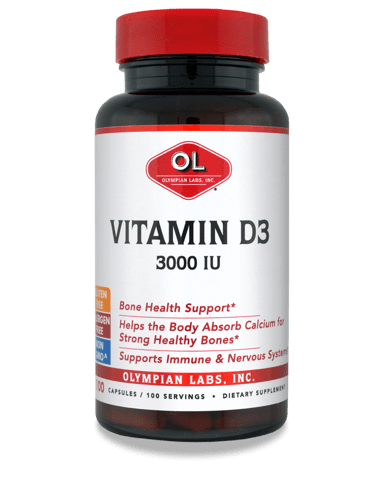 Olympian Labs Vitamin D3 3000 IU 100 capvegi