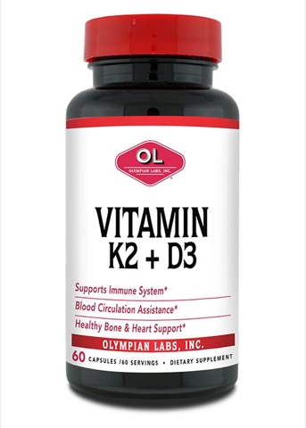 Olympian Labs Vitamin K2 + D3 60 capsule