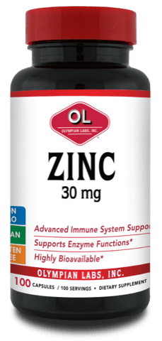 Olympian Labs Zinc Capsule 30 mg 100 capvegi
