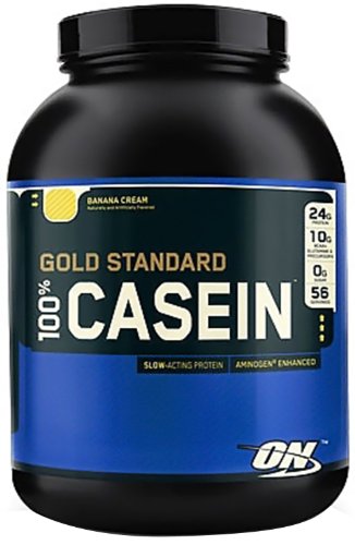 Optimum Nutrition - Gold Standard 100% Casein Banana Cream 4 lbs.(TEMP UNAVAILABLE)