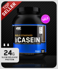 Optimum Nutrition - Gold Standard 100% Casein Creamy Vanilla 2 lbs.