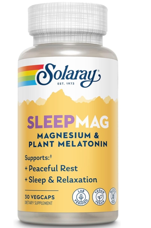 Solaray - SleepMag Magnesium & Plant Melatonin 30 vc 