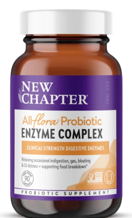 New Chapter All Flora Probiotic-Enzyme Complex 90 Capsule