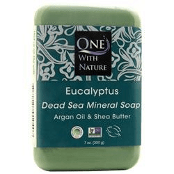 One With Nature Deadsea Mineral Bar Eucalyptus 7Oz