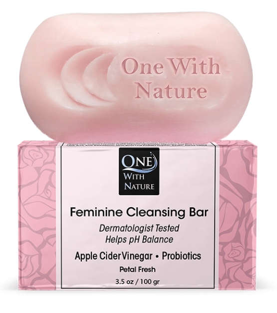 One With Nature - Feminine Cleansing Bar Soap Petal Fresh 3.5 oz
